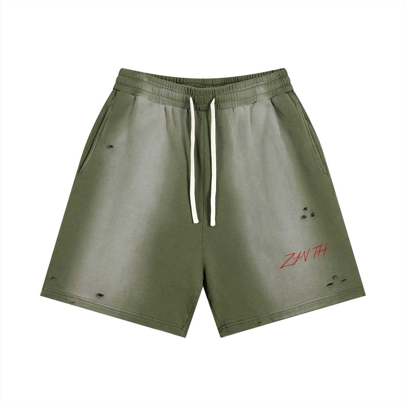 Sun Fade Distressed Shorts
